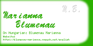 marianna blumenau business card